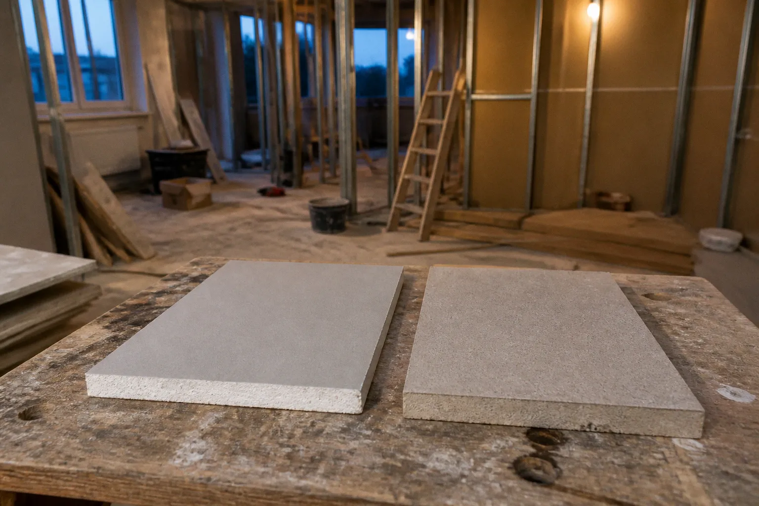Gipsplatten oder Gipsfaserplatten: Was eignet sich wann?