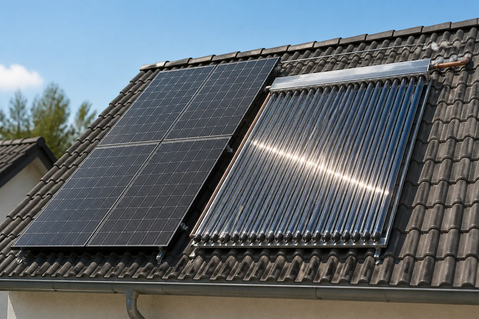 Photovoltaik oder Solarthermie: Was nutzt Ihr Dach besser?