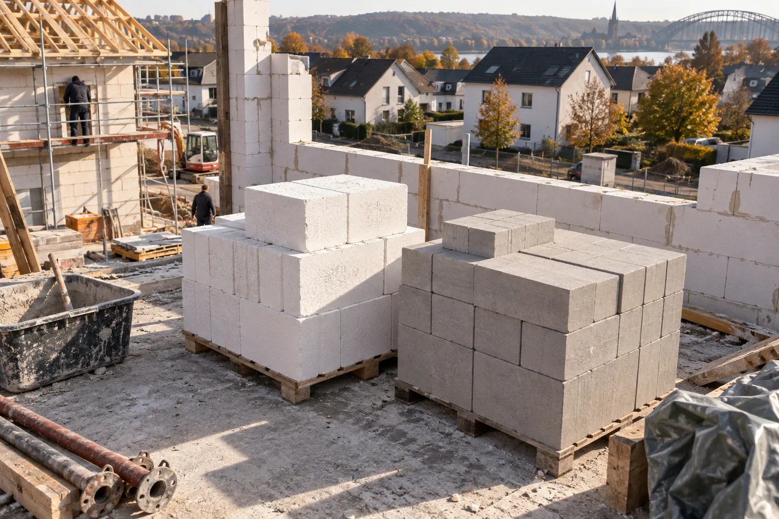 Porenbeton oder Kalksandstein: Welches Mauerwerk passt zu Ihrem Haus?