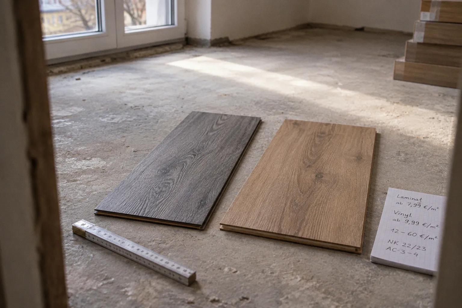 Vinylboden oder Laminat: Welcher Bodenbelag passt ins Wohnzimmer?